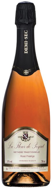LA FLEUR DE PEYRAT MÉTHODE TRADITIONNELLE ROSÉ DEMI-SEC